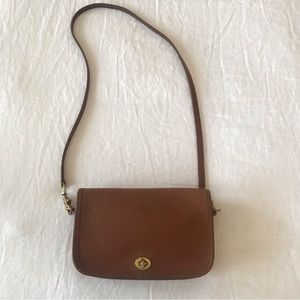 SOLD Vintage Coach Penny Shoulder Bag Tan Brown